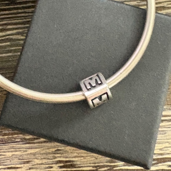 Pandora Letter M Charm - Picture 6 of 9